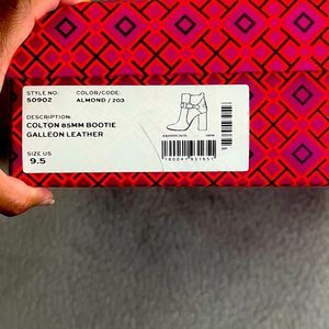 Tory Burch Colton 85MM Leather Bootie